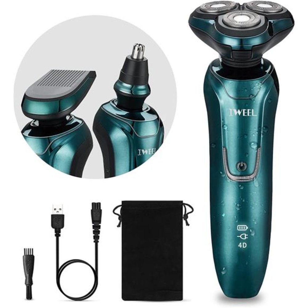 Electric Razor for Men, Mens Electric Razors Beard Shavers for Men Face 3 in 1